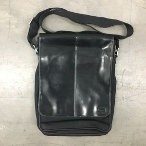 Black Knomo Bag with Green Interior
